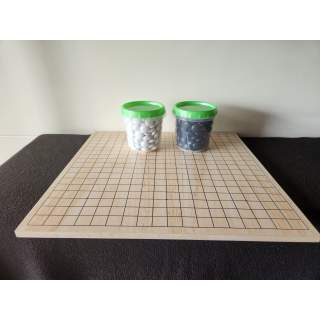 Kit 19x19 MDF con Piedras de 21 milímetros.