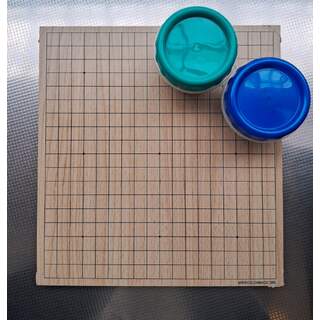 Kit 19x19 en MDF piedras 14 mm y tablero